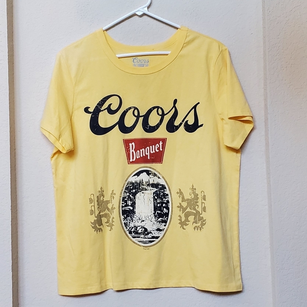 Coors S/S Tee.  Size Large